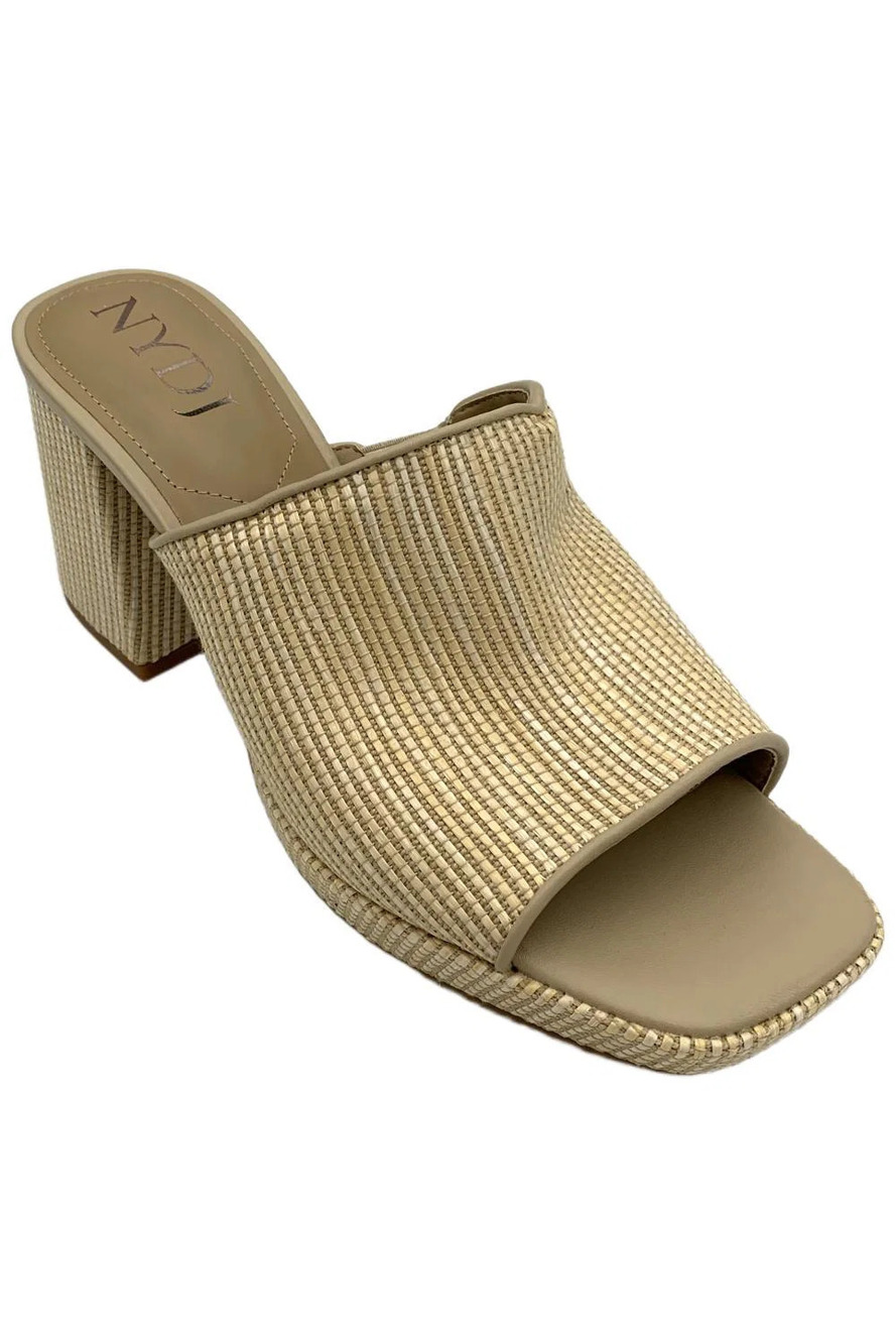 NYDJ Women's Dewi Platform Sandal Natural - Medium